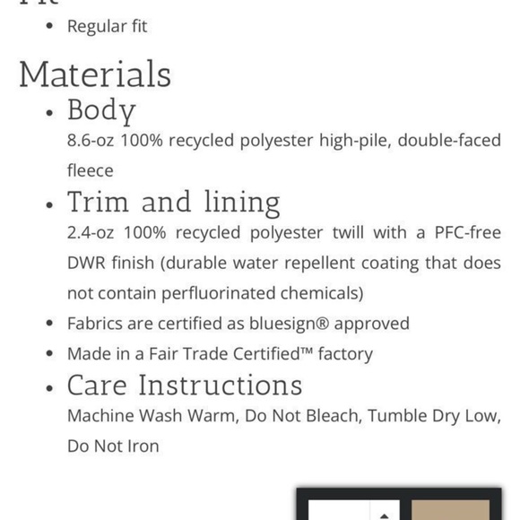 Patagonia Women’s White Fleece long lean Full Zip Jacket Hip Length Large - Picture 6 of 7